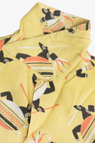 Rare Vintage Hawaiian Shirt With Loop Collar Glover Tailored Man Apparel 40/50s