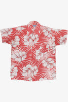 Rare Vintage Hawaiian Shirt With Loop Collar Lucky Boy Sportswear 40/50s