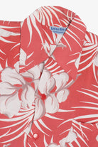Rare Vintage Hawaiian Shirt With Loop Collar Lucky Boy Sportswear 40/50s