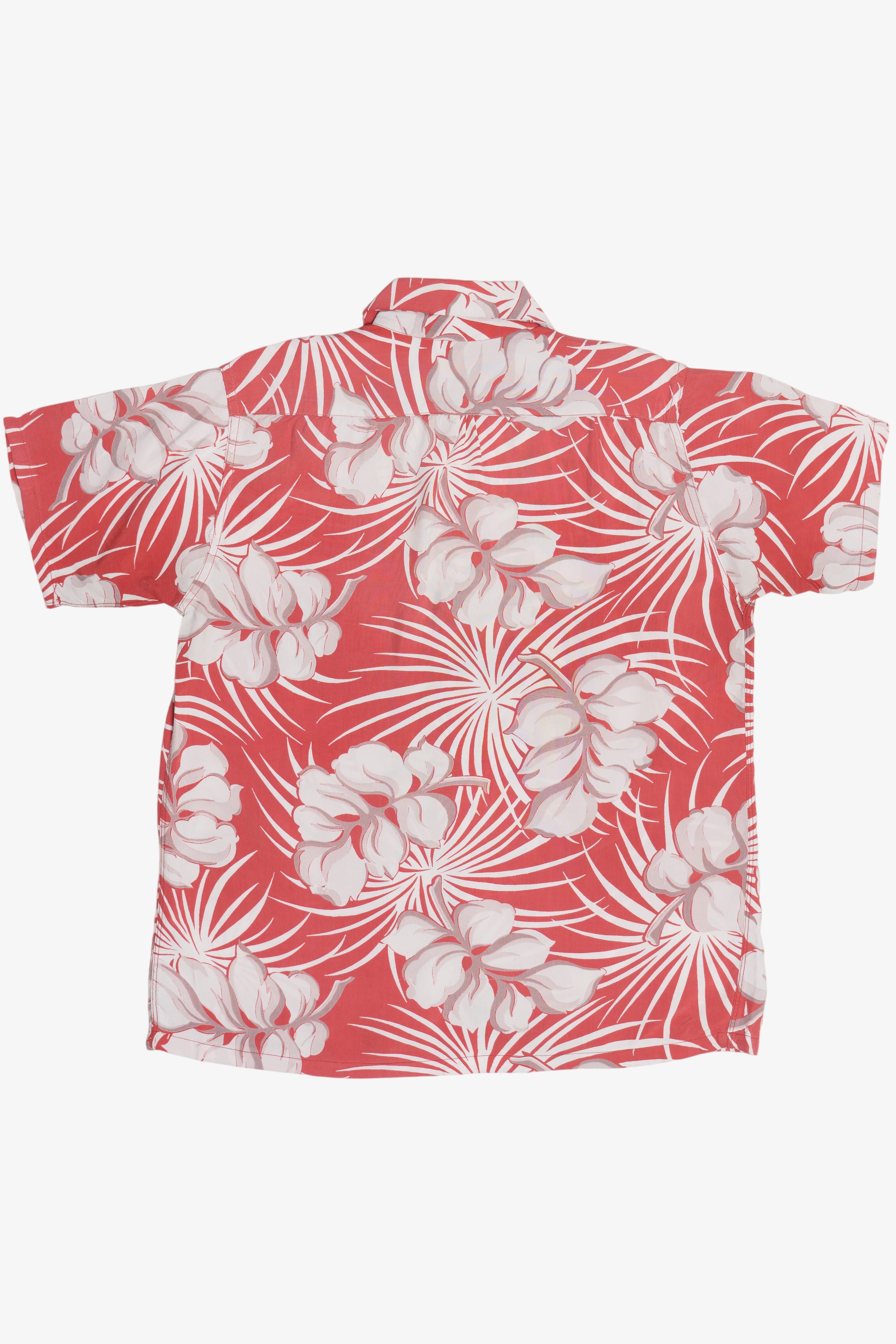 Rare Vintage Hawaiian Shirt With Loop Collar Lucky Boy Sportswear 40/50s