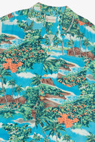 Rare Vintage Hawaiian Shirt With Loop Collar Royal Hawaiian Honolulu 40/50s