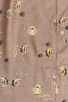 Rare Vintage Hawaiian Shirt With Loop Collar Royal Hawaiian Honolulu 40/50s