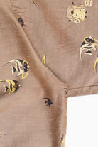 Rare Vintage Hawaiian Shirt With Loop Collar Royal Hawaiian Honolulu 40/50s