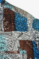 Rare Vintage Hawaiian Shirt With Loop Collar Pilgrim Made And Styled In California 40/50s