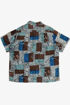 Rare Vintage Hawaiian Shirt With Loop Collar Pilgrim Made And Styled In California 40/50s