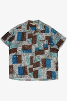 Rare Vintage Hawaiian Shirt With Loop Collar Pilgrim Made And Styled In California 40/50s