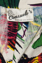 Rare Vintage Hawaiian Double Pocket A-Line Shirt With Mexican Peso Buttons Consuelo's 40/50s