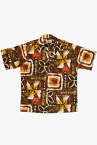 Rare Vintage Hawaiian Shirt Kay O' Kauai With Tiki Buttons 40/50s