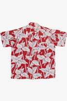 Rare Vintage Campus Hawaiian Shirt With Loop Collar Hollywood Styled Hand Washable 40/50s