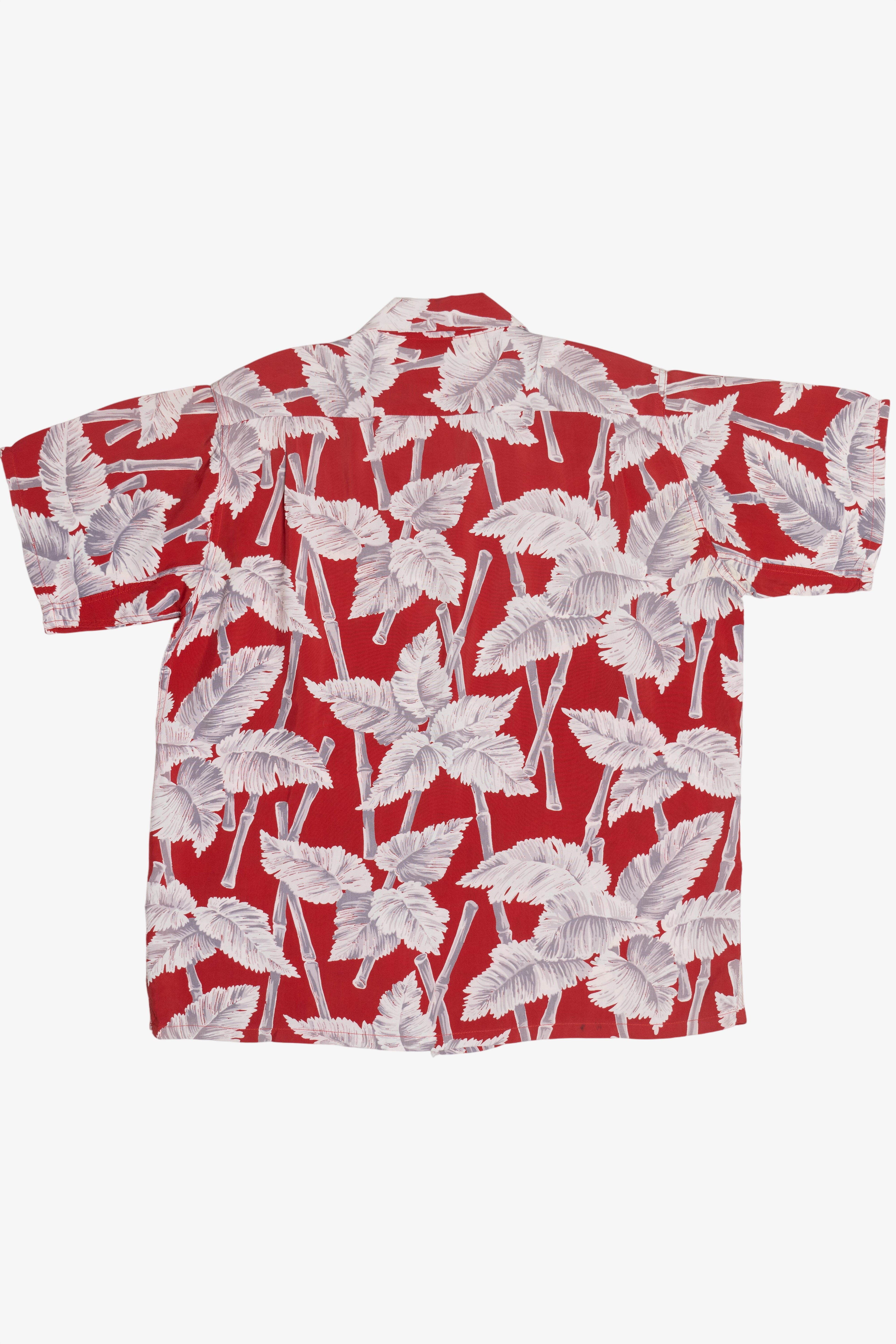 Rare Vintage Campus Hawaiian Shirt With Loop Collar Hollywood Styled Hand Washable 40/50s