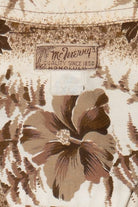 Rare Vintage Hawaiian Shirt With Loop Collar McInerny's Honolulu 40/50s