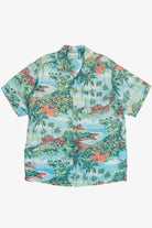 Rare Vintage Hawaiian Shirt With Loop Collar Royal Hawaiian Honolulu 40/50s