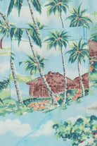 Rare Vintage Hawaiian Shirt With Loop Collar Royal Hawaiian Honolulu 40/50s