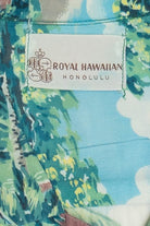 Rare Vintage Hawaiian Shirt With Loop Collar Royal Hawaiian Honolulu 40/50s
