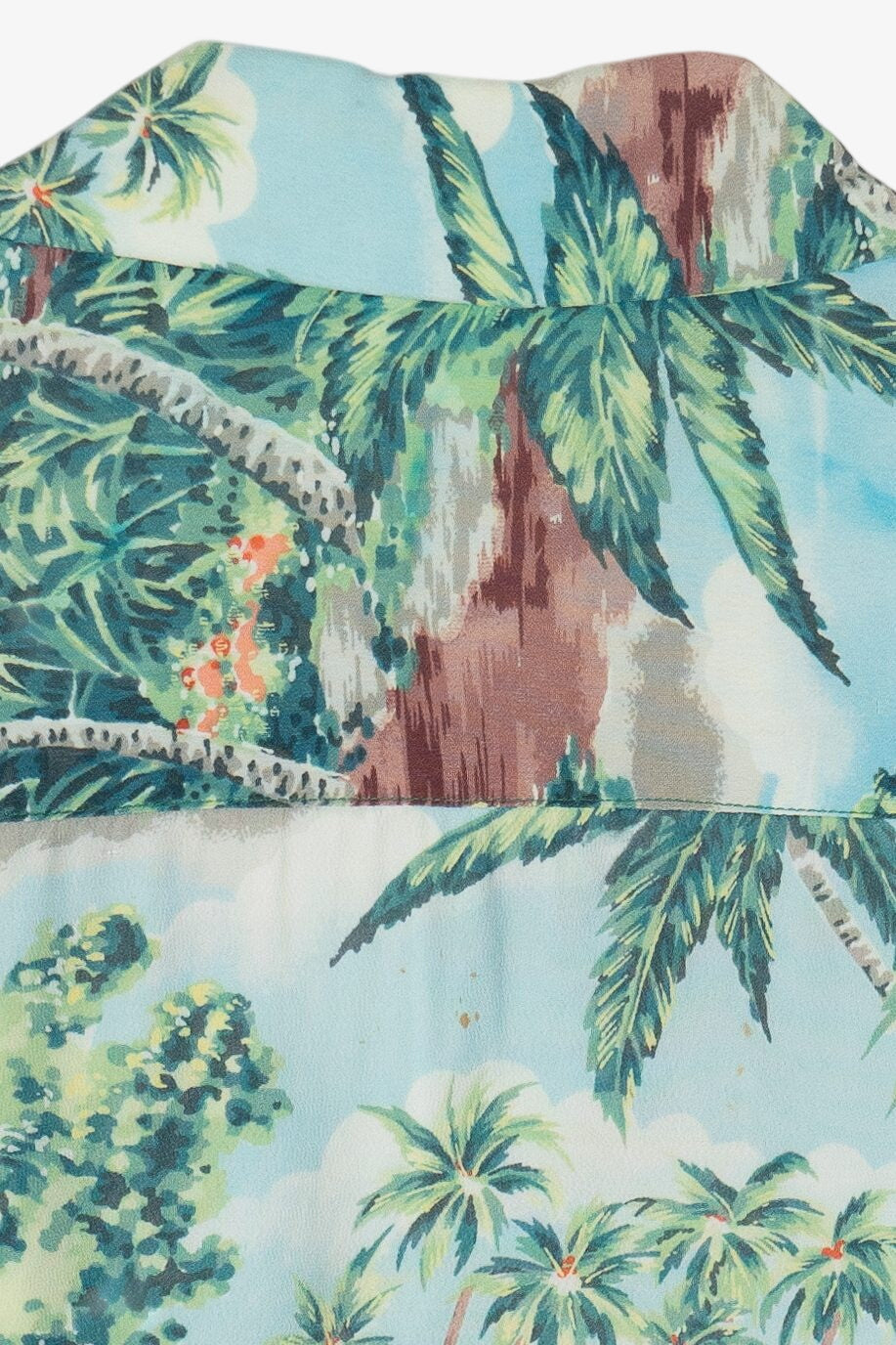 Rare Vintage Hawaiian Shirt With Loop Collar Royal Hawaiian Honolulu 40/50s
