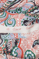 Rare Vintage Hawaiian Double Pocket Shirt With Loop Collar Cisco Casual Fabric 40/50s