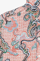 Rare Vintage Hawaiian Double Pocket Shirt With Loop Collar Cisco Casual Fabric 40/50s