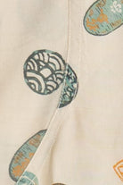 Rare Vintage Pure Silk Hawaiian Shirt With Loop Collar Hookano Brand 40/50s