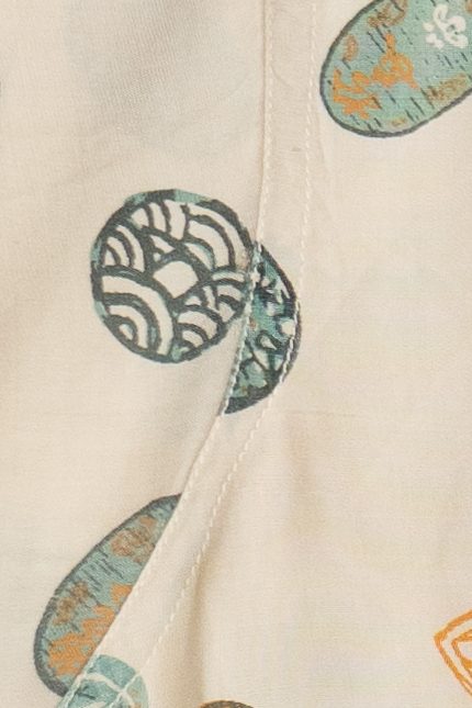 Rare Vintage Pure Silk Hawaiian Shirt With Loop Collar Hookano Brand 40/50s