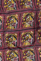 Rare Vintage Hawaiian Double Pocket Shirt With Loop Collar Burlington's Taj Mahal Hotel 40/50s