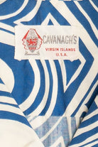 Rare Vintage Hawaiian Shirt With Loop Collar Cavanagh's Virgin Islands USA 40/50s