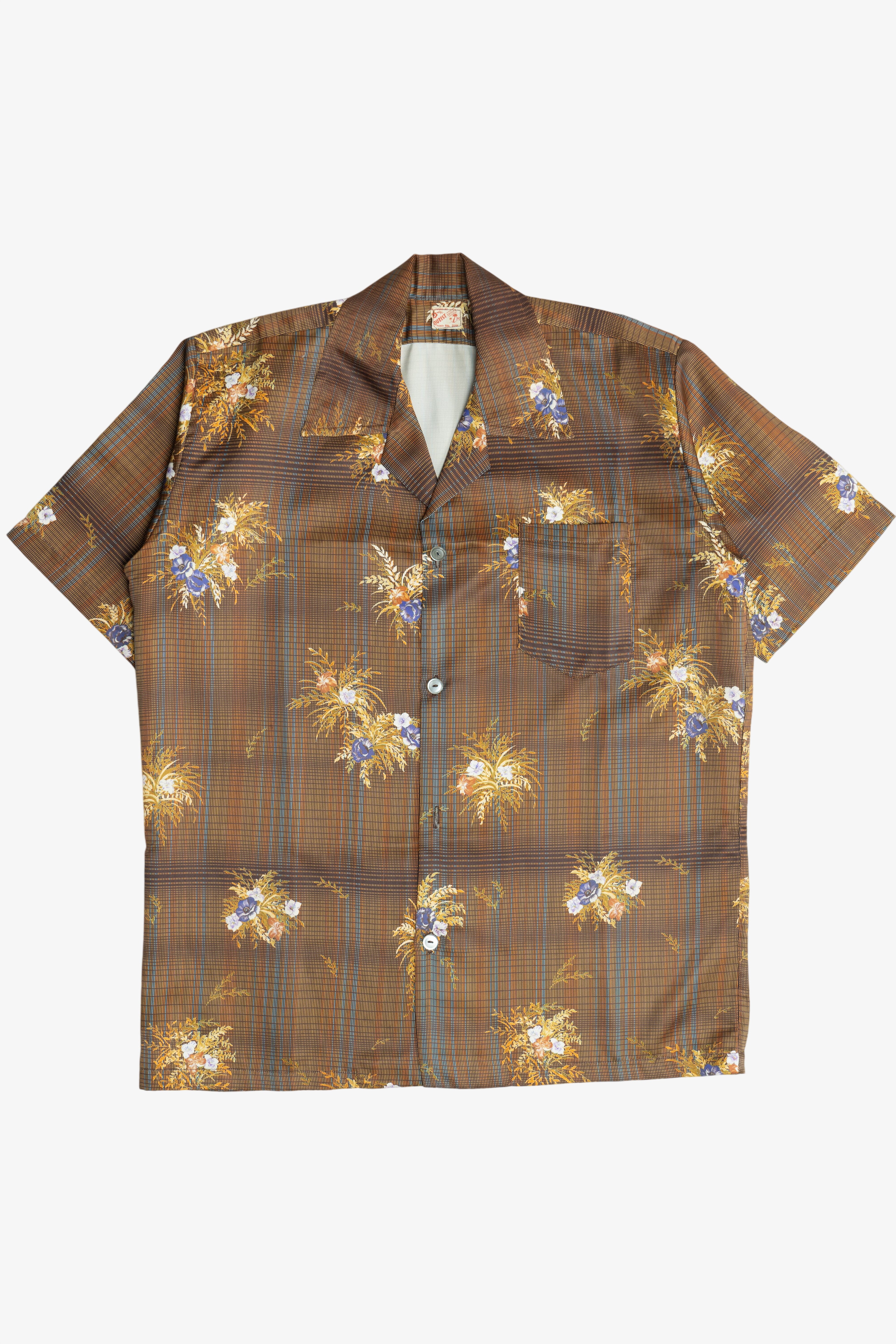 Rare Vintage Hawaiian Shirt Tourist Tailors 40/50s