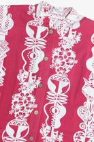 Rare Vintage Nani Of Hawaii Ukulele Mandarin Collar Hawaiian Shirt 40/50s