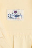 Rare Vintage Collegiate Duck & Cottontails Button Up Shirt With Loop Collar 40/50s