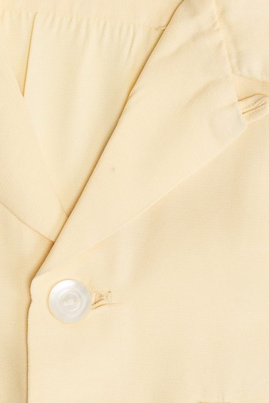 Rare Vintage Collegiate Duck & Cottontails Button Up Shirt With Loop Collar 40/50s