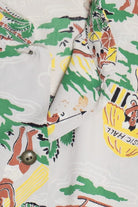 Rare Vintage Hawaiian Sleeveless Mandarin Collar Shirt 40/50s