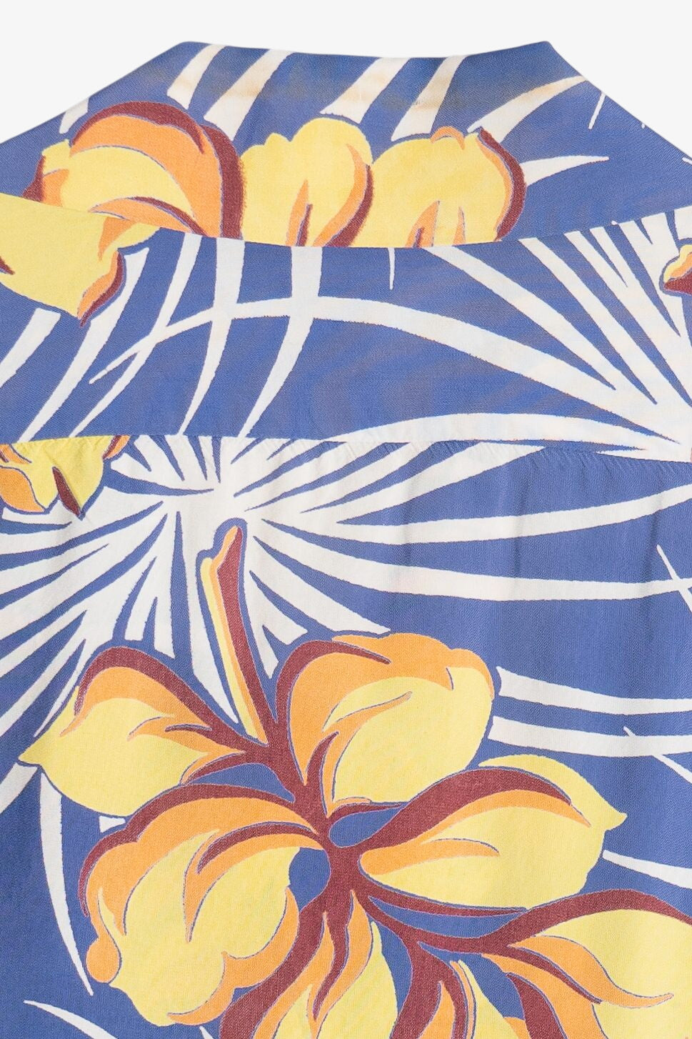 Rare Vintage Hawaiian Double Pocket Shirt With Loop Collar Deluxe 40/50s