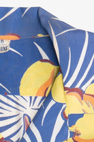 Rare Vintage Hawaiian Double Pocket Shirt With Loop Collar Deluxe 40/50s