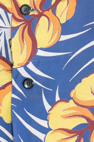 Rare Vintage Hawaiian Double Pocket Shirt With Loop Collar Deluxe 40/50s