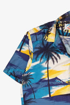 Vintage Blue Shoreline Hawaii Hawaiian Shirt (1980s)