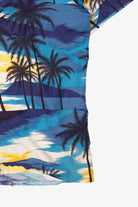 Vintage Blue Shoreline Hawaii Hawaiian Shirt (1980s)