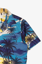 Vintage Blue Shoreline Hawaii Hawaiian Shirt (1980s)