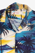 Vintage Blue Shoreline Hawaii Hawaiian Shirt (1980s)