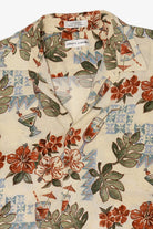 Vintage Beige Pierre Cardin Hawaiian Shirt (1990s)