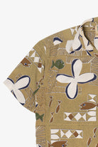 Vintage Beige Kahala Handcrafted Hawaiian Shirt (2000s)