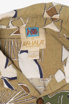 Vintage Beige Kahala Handcrafted Hawaiian Shirt (2000s)