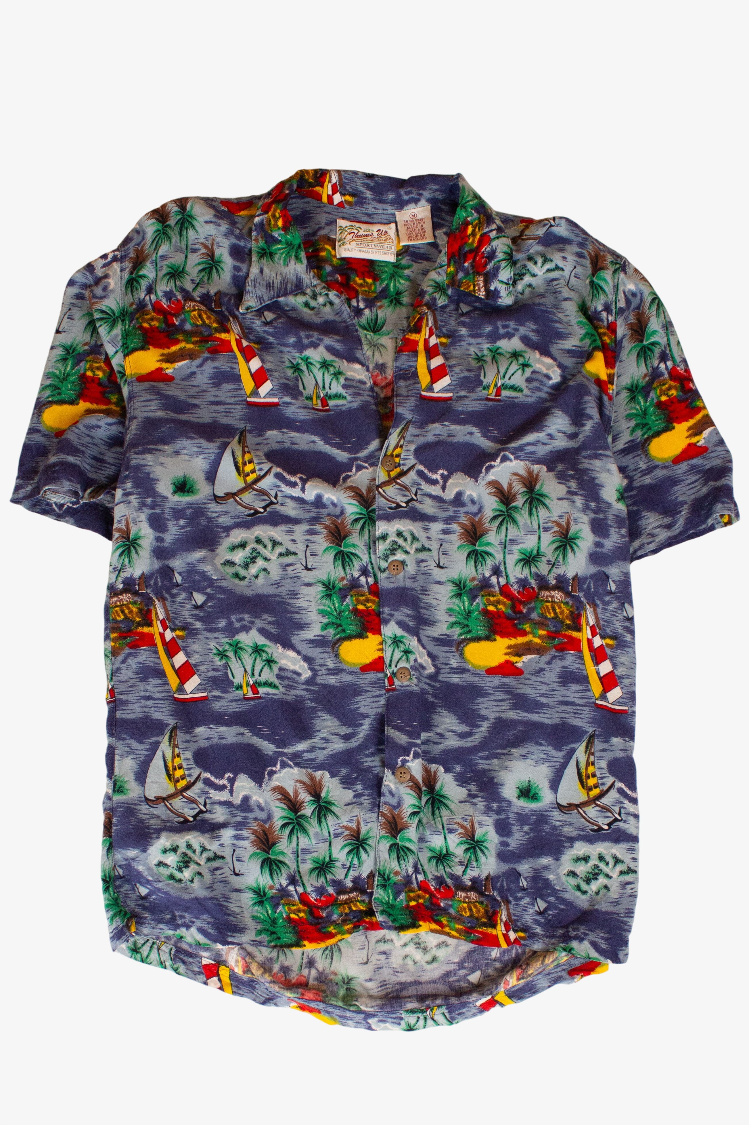 Vintage Sailing Islands Hawaiian Shirt (1990s)