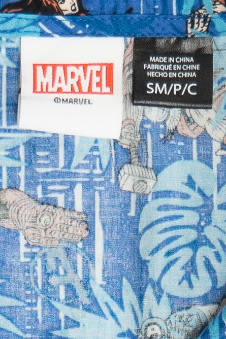 Marvel Avengers Button Up Hawaiian Shirt (2010s)
