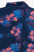 Margaritaville Hibiscus Print Hawaiian Shirt (2010s)