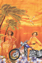 Vintage Thums Up Sportswear Motorcycle Pin-Up Hawaiian Shirt (2000s)