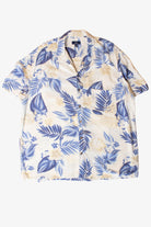 Vintage Blue Leaves Hawaiian Shirt (2000s)