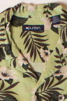 Green Floral Palms Hawaiian Shirt (2000s)