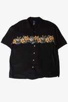 Vintage Black Drinks Hawaiian Shirt (2000s)