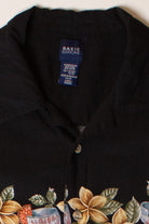 Vintage Black Drinks Hawaiian Shirt (2000s)
