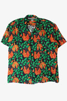 Vintage Green & Red Hawaiian Shirt (1990s)