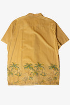 Mustard Palm Trees Hawaiian Shirt (2010s)